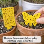 I placed a clean baby diaper at the bottom of my new spring hanging flower basket. 1 month later, this is what happened