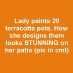 Lady ties 60 orange tulips onto wire coat hanger. Everyone is obsessed with this hack!